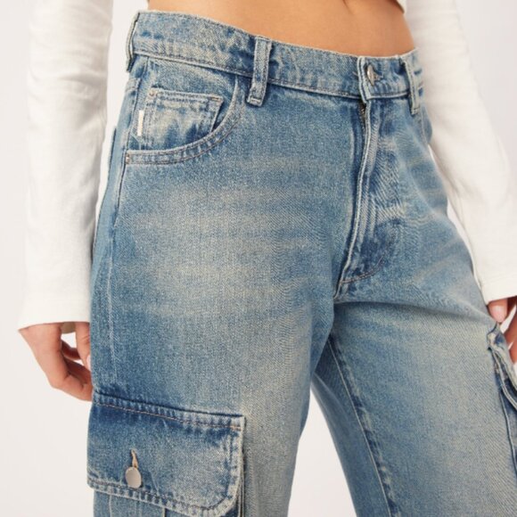 DL1961- Zoie Wide Leg Cargo Denim - Brand New - Picture 5 of 6